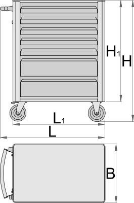 Carucior de scule Eurovision electricieni UNIOR 627652 s